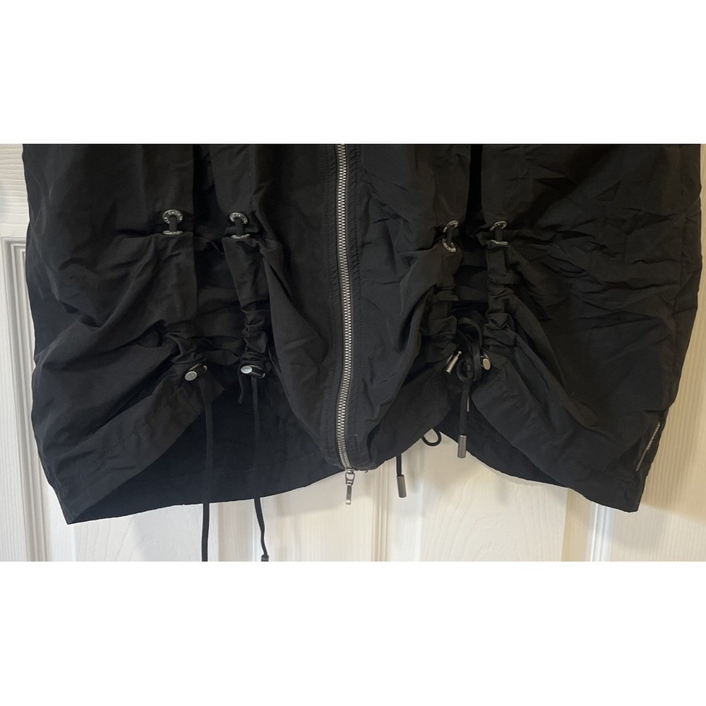 Vintage Carla Du Nord Lagenlook Zip Up Dress Black Sleeveless Womens US 10 EU 42 - Picture 6 of 11